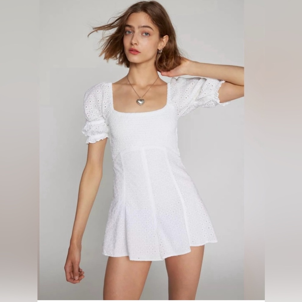 Women’s white romper